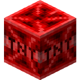 Red Crystal Explosion in Minecraft