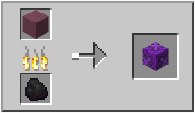 How to craft purple glazed terracotta in Minecraft