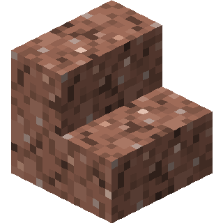 Granite Stairs in Minecraft