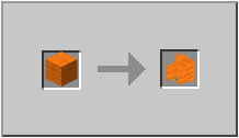How to craft orange sofa in Minecraft