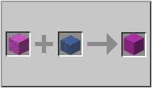 Как сделать пурпурный бетон в Майнкрафт