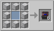 How to craft console 2high 3 in Minecraft