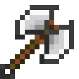 Enhanced Iron Double Axe in Minecraft