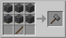 Minecraft how to shop make a hammer