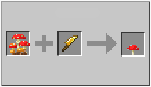 How to craft red mushroom in Minecraft
