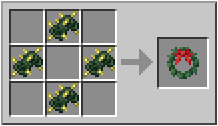 How to craft wreath in Minecraft