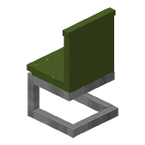 Green Modern Chair in Minecraft