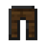 Dark Oak Wood Leggings in Minecraft