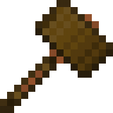 Enhanced Wooden Hammer in Minecraft