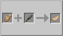 How to craft raw cod slice in Minecraft