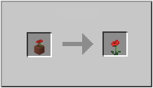 How to craft poppy in Minecraft