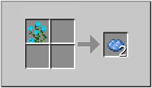 How to craft light blue dye in Minecraft