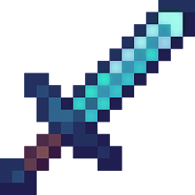 Enchanted Diamond Sword in Minecraft