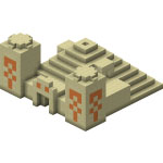 Desert pyramid in Minecraft