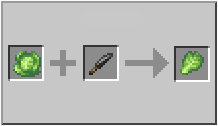 How to craft cabbage leaf in Minecraft