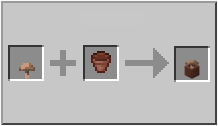 How to craft potted brown mushroom in Minecraft