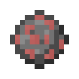 Firework star (white dye, start shaped, trail) in Minecraft