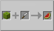 How to craft melon slice in Minecraft
