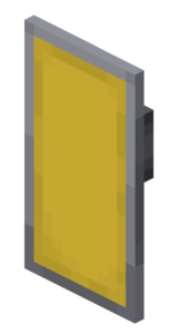 Yellow Shield in Minecraft