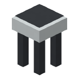 Gray Bar Stool in Minecraft