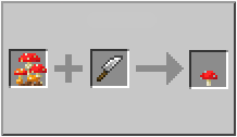 How to craft red mushroom in Minecraft
