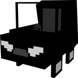 MC Cars Model M Black Color in Minecraft