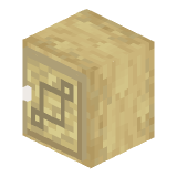 Birch Cabinet in Minecraft