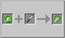 How to craft cabbage leaf in Minecraft