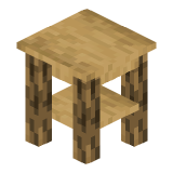 Oak Square Table in Minecraft