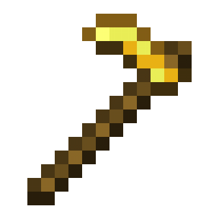 Golden Hoe in Minecraft