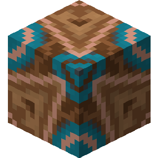 Brown Glazed Terracotta in Minecraft