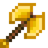Enhanced Golden Double Axe in Minecraft