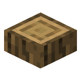 Cut Oak Post in Minecraft