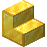 Gold Stair in Minecraft