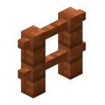 Acacia Fence in Minecraft