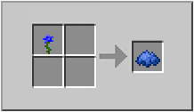 How to craft blue dye in Minecraft