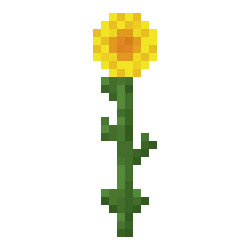 Sunflower in Minecraft
