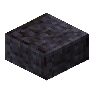 Polished Blackstone Slab in Minecraft