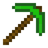 Emerald Pickaxe in Minecraft