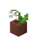 Potted Lily of the Valley in Minecraft