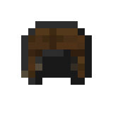 Dark Oak Wood Helmet in Minecraft