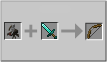 How to craft bow in Minecraft
