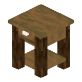 Spruce Bedside Table in Minecraft