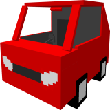 MC Cars EngineGlassModel Red Color in Minecraft