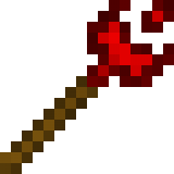 Red Crystal Staff in Minecraft