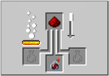 How to craft splash potion of strength (long) in Minecraft