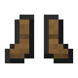 Spruce Wood Boots in Minecraft