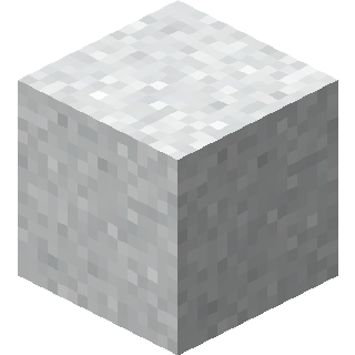 White Concrete Powder in Minecraft