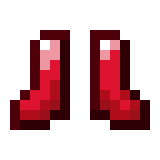 Ruby Boots in Minecraft