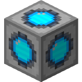 Blue Powered Lamp in Minecraft